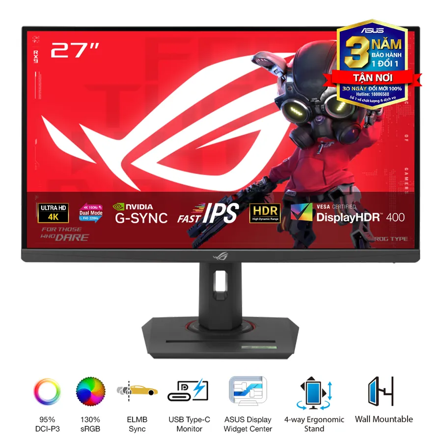 Màn hình ASUS ROG STRIX XG27UCG 27 inch 4K 160Hz Fast IPS