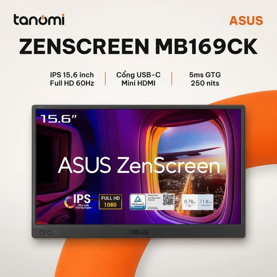Màn hình di động ASUS ZenScreen MB169CK