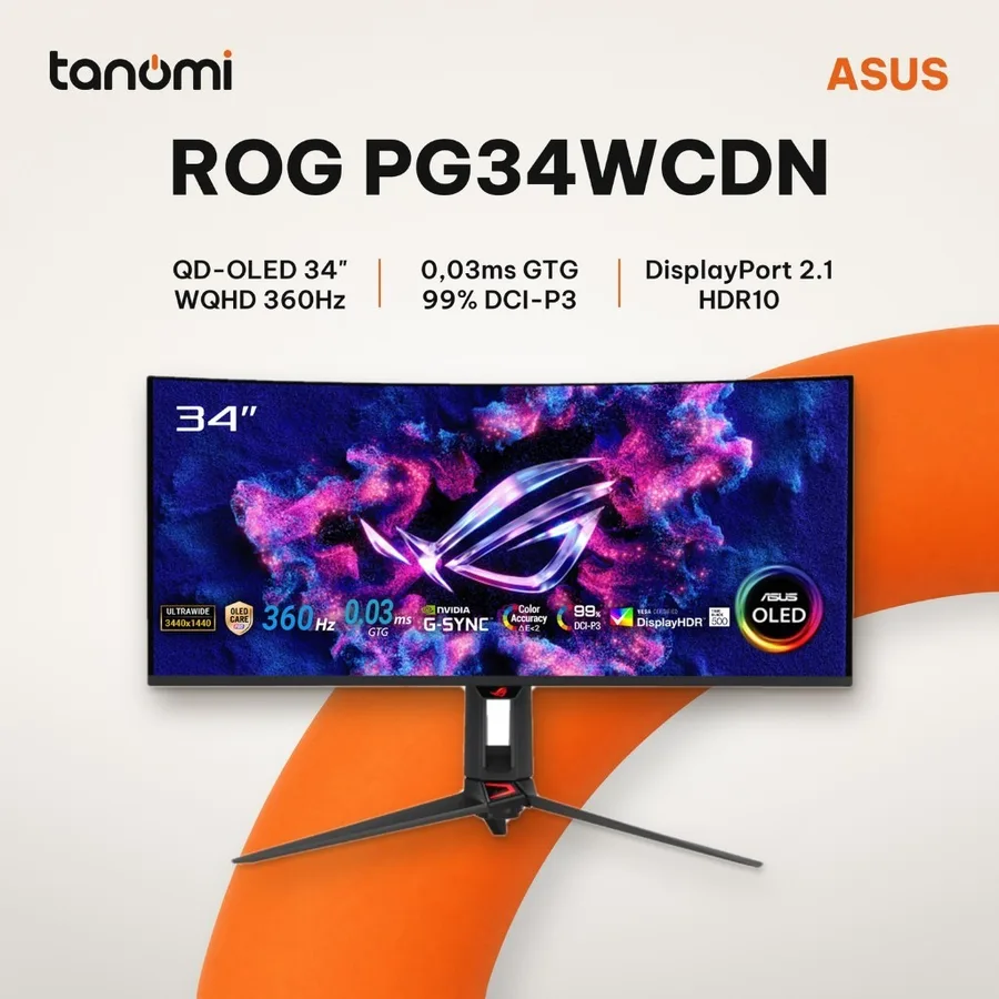 Màn hình gaming ASUS ROG Swift OLED PG34WCDN