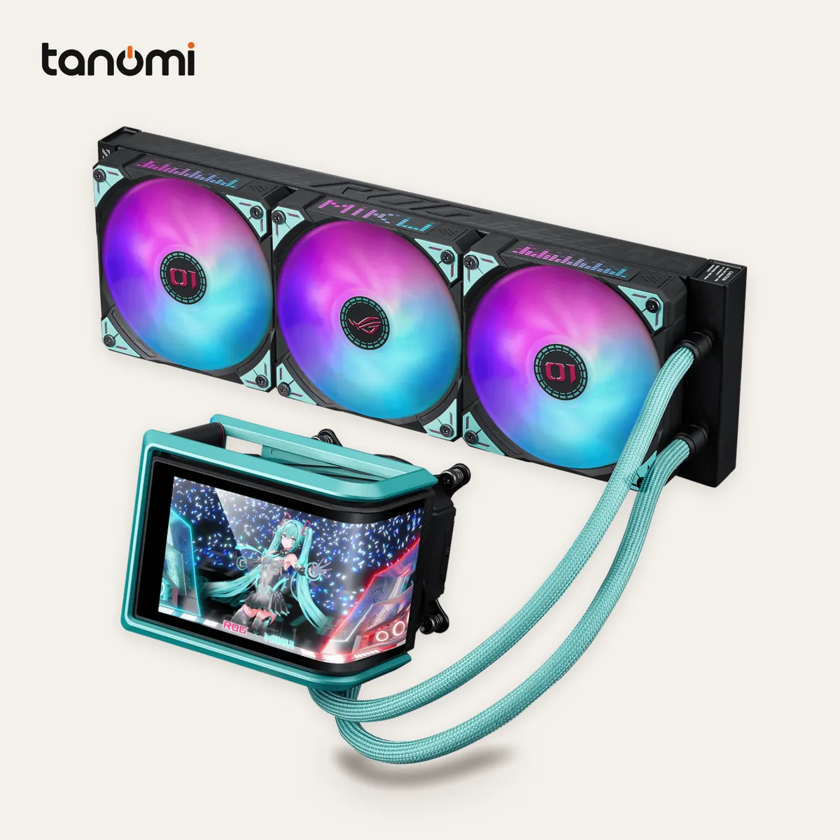 Tản nhiệt nước ASUS ROG RYUO IV 360 ARGB HATSUNE MIKU EDITION