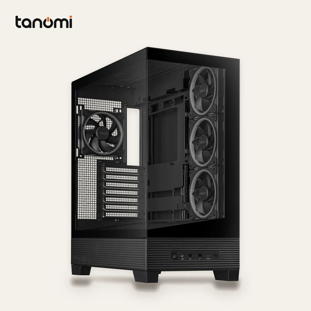 Vỏ case ASUS A31 PLUS TG ARGB BLACK