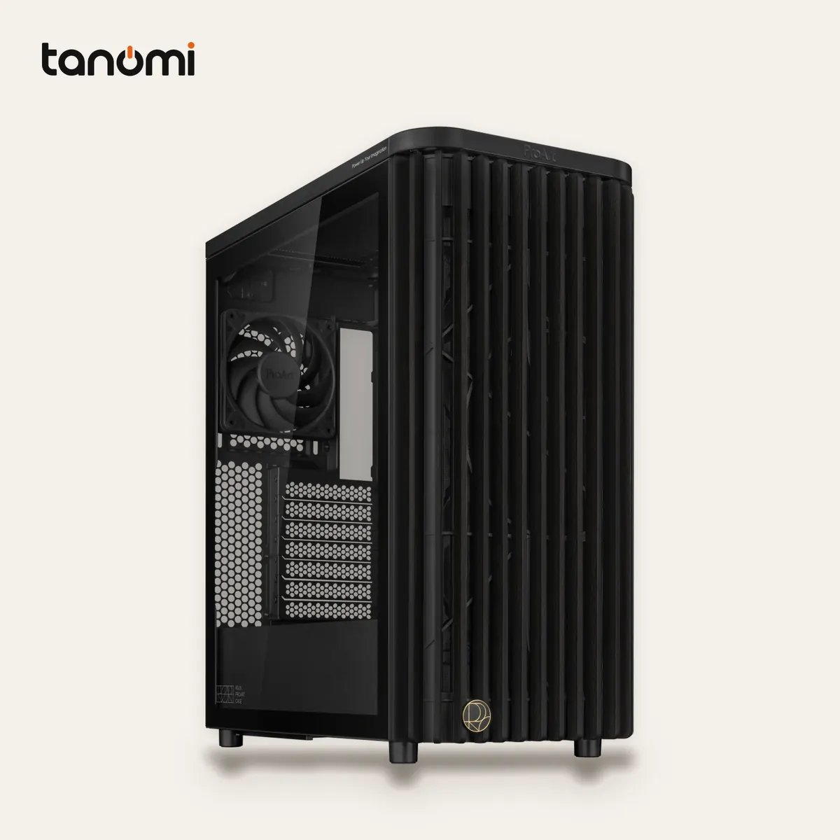 Vỏ case ASUS PROART PA401 WOOD TG PWM BLACK
