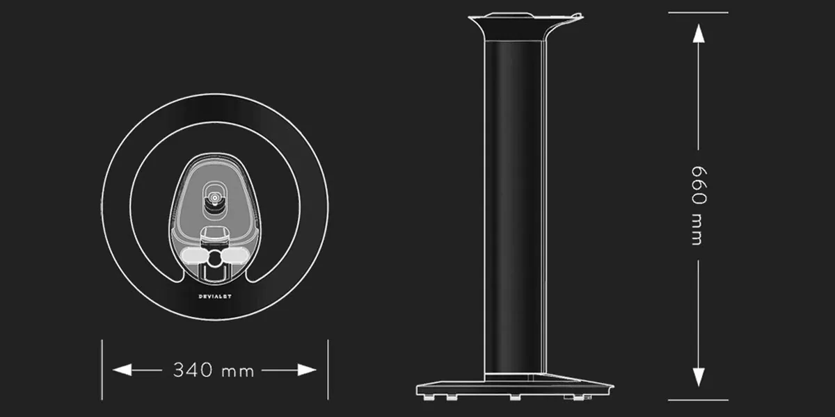 Chân loa DEVIALET Tree cho Phantom Ultimate 108 dB