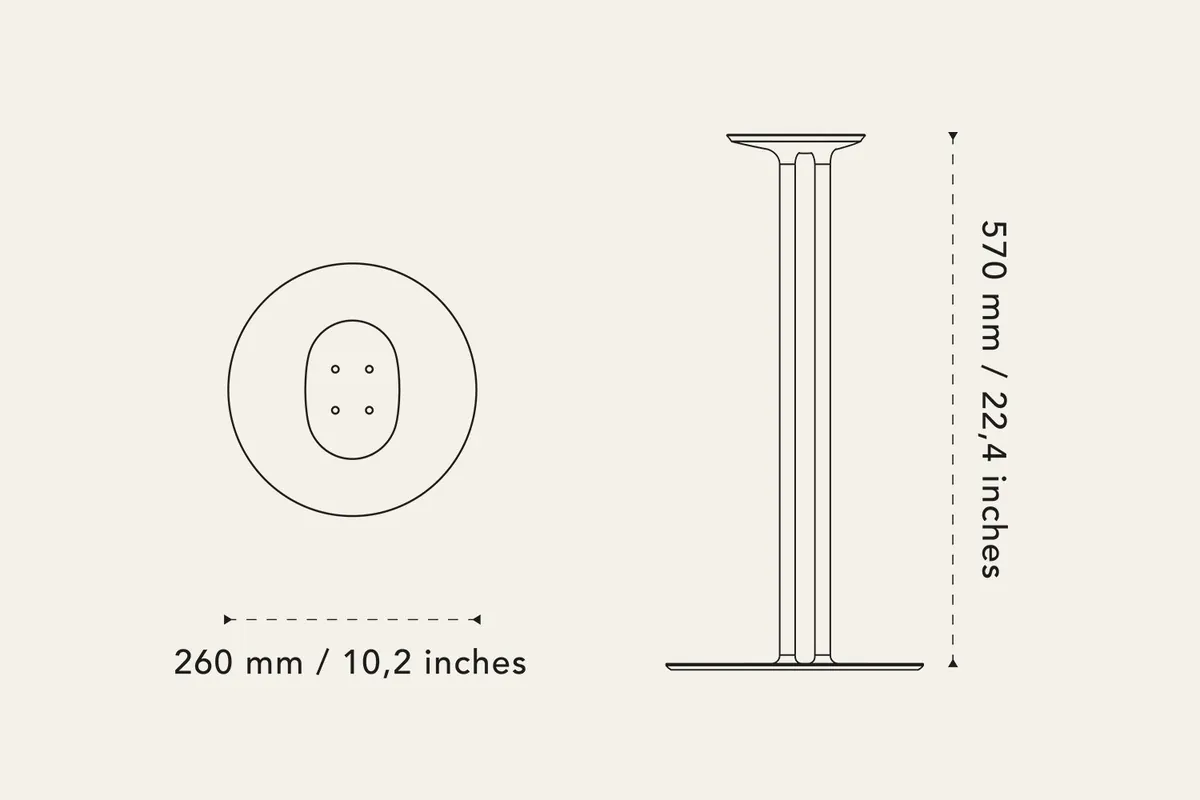 Chân loa DEVIALET Tree cho Phantom Ultimate 98 dB