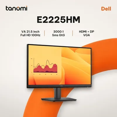 Màn hình văn phòng Dell Pro 22 E2225HM 21.5 inch Full HD 100Hz VA 3000:1 làm việc học tập bảo vệ mắt