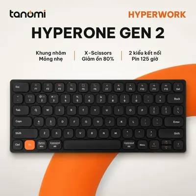 Bàn phím không dây HyperWork HyperOne Gen 2
