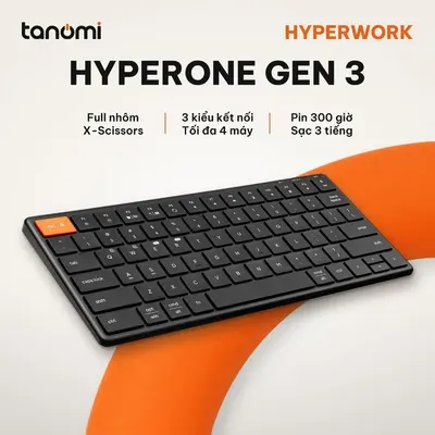 Bàn phím không dây HyperWork HyperOne Gen 3