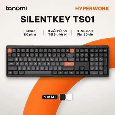 Bàn phím không dây HyperWork SilentKey TS01