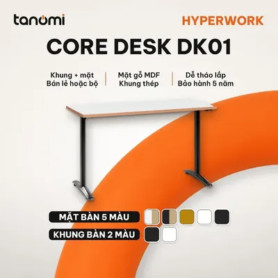 Bàn văn phòng khung thép HyperWork Core Desk DK01