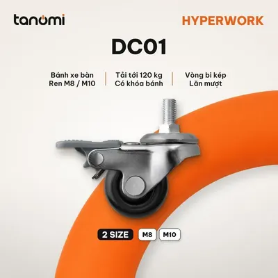 Bộ bánh xe cho bàn HyperWork DC01