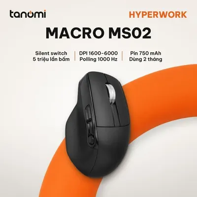 Chuột không dây HyperWork Macro MS02