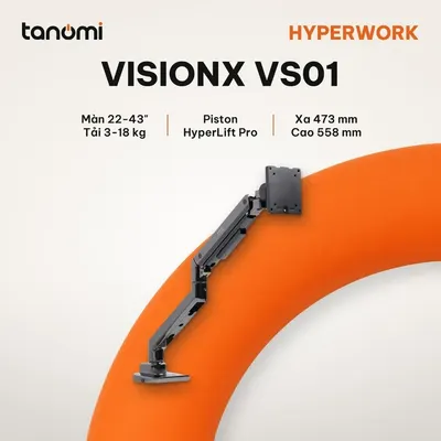 Giá đỡ màn hình HyperWork VisionX Stealth VS01