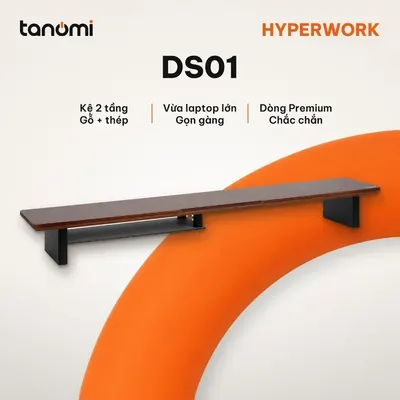 Kệ màn hình gỗ HyperWork DS01