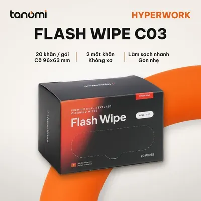 Khăn làm sạch nhanh HyperWork Flash Wipe C03