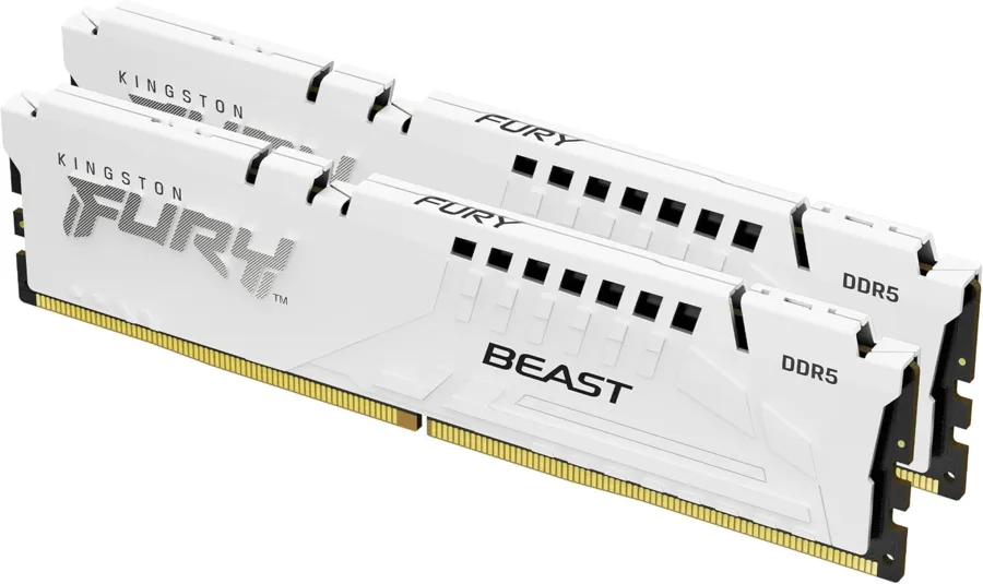 RAM Kingston FURY Beast RGB White 32GB (2x16GB) DDR5 6000MHz