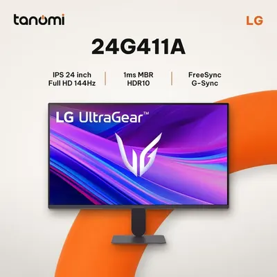 Màn hình gaming LG UltraGear 24G411A-B 23.8 inch IPS Full HD 144Hz 1ms MBR G-Sync compatible chơi game FPS