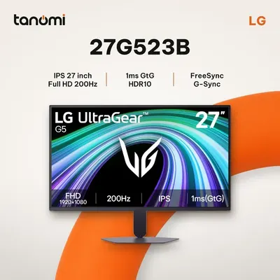 Màn hình gaming LG UltraGear 27G523B-B 27 inch IPS Full HD 200Hz 1ms GtG G-Sync compatible chơi game