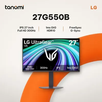 Màn hình gaming LG UltraGear 27G550B-B 27 inch IPS Full HD 300Hz 1ms GtG G-Sync compatible chơi game FPS