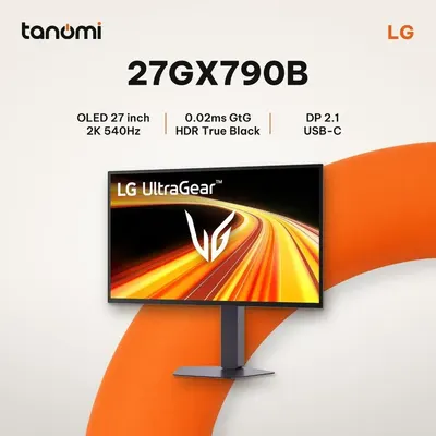 Màn hình gaming LG UltraGear OLED 27GX790B-B 26.5 inch 2K 540Hz 0.02ms GtG USB-C chơi game FPS G-Sync compatible