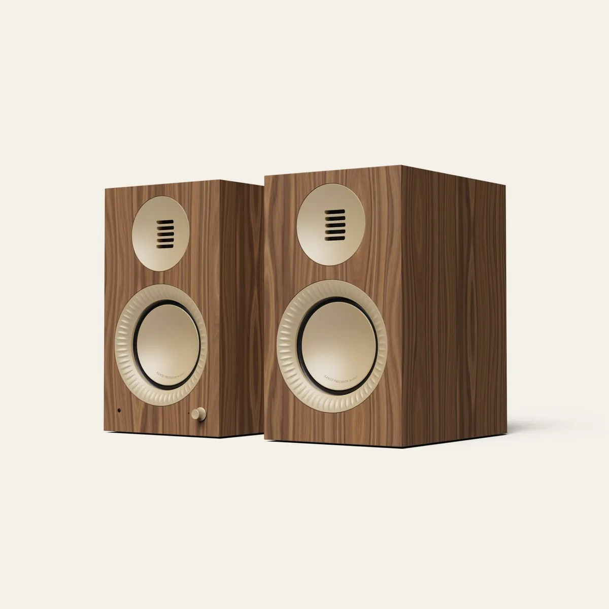 Loa bookshelf có ampli KANTO Tuk G2 Walnut Rose Gold