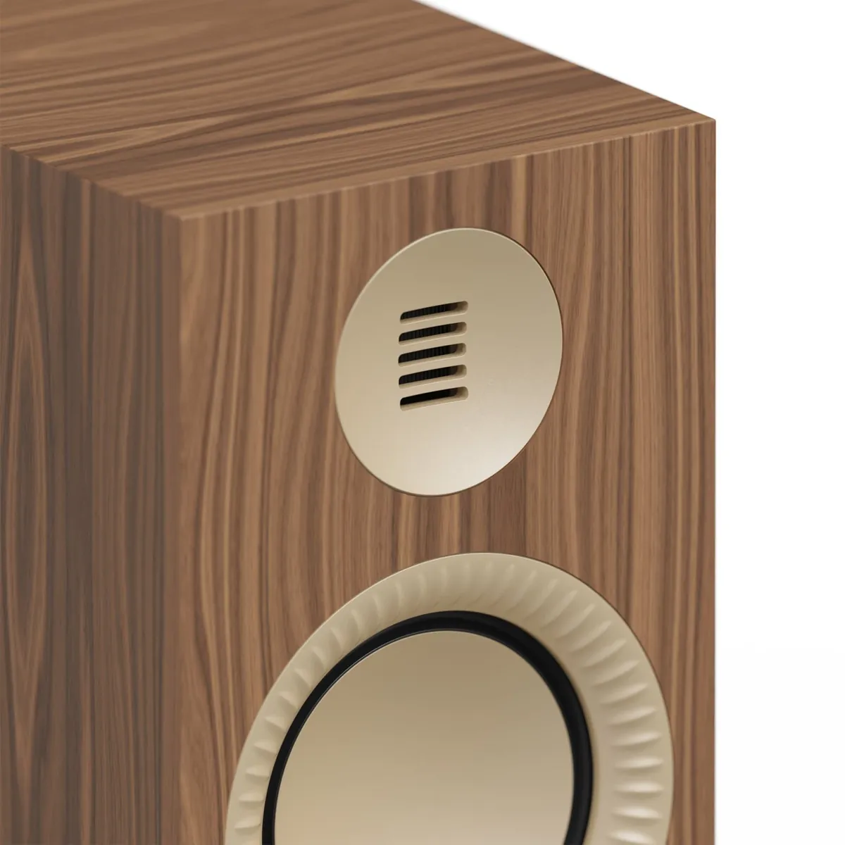 Loa bookshelf có ampli KANTO Tuk Grand Walnut Rose Gold