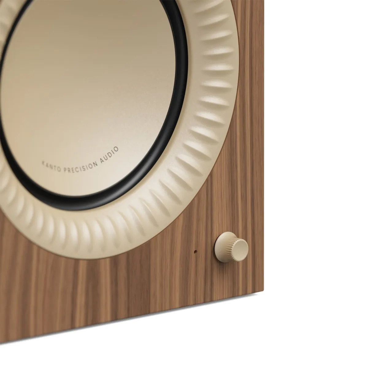 Loa bookshelf có ampli KANTO Tuk Grand Walnut Rose Gold