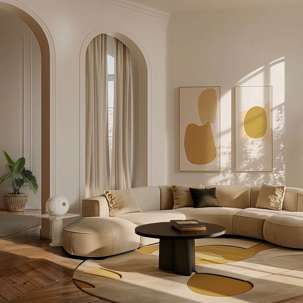 Màu Opéra de Paris, dáng loa như vật trang trí