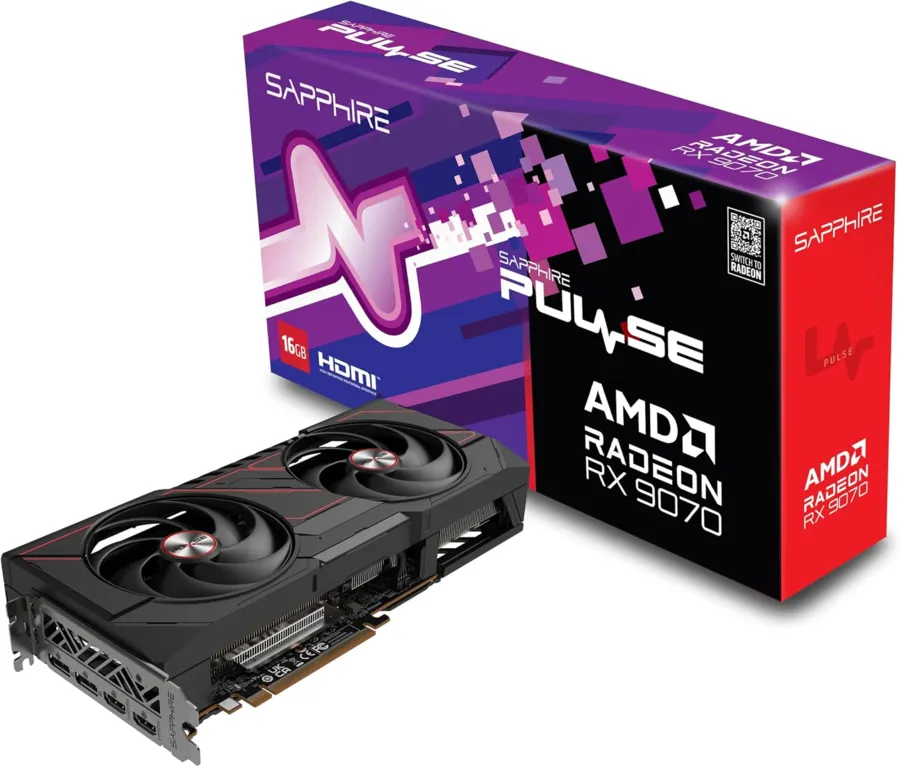 Card màn hình Sapphire PULSE Radeon RX 9070 16GB