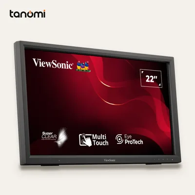 Màn hình cảm ứng ViewSonic TD2223-2 22 inch VA Full HD 75Hz cảm ứng hồng ngoại bán hàng kiosk học tập