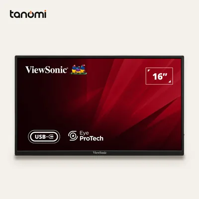 Màn hình di động ViewSonic VA1650 16 inch IPS Full HD 60Hz USB-C màn hình phụ laptop văn phòng đi công tác