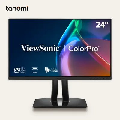 Màn hình đồ hoạ ViewSonic VP2456A 24 inch IPS Full HD 120Hz USB-C 90W thiết kế chỉnh ảnh 100 sRGB