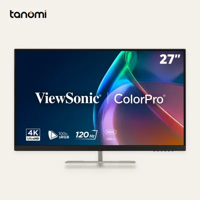 Màn hình đồ hoạ ViewSonic VP2766-4K 27 inch IPS 120Hz USB-C 90W thiết kế chỉnh ảnh 100 sRGB HDR10