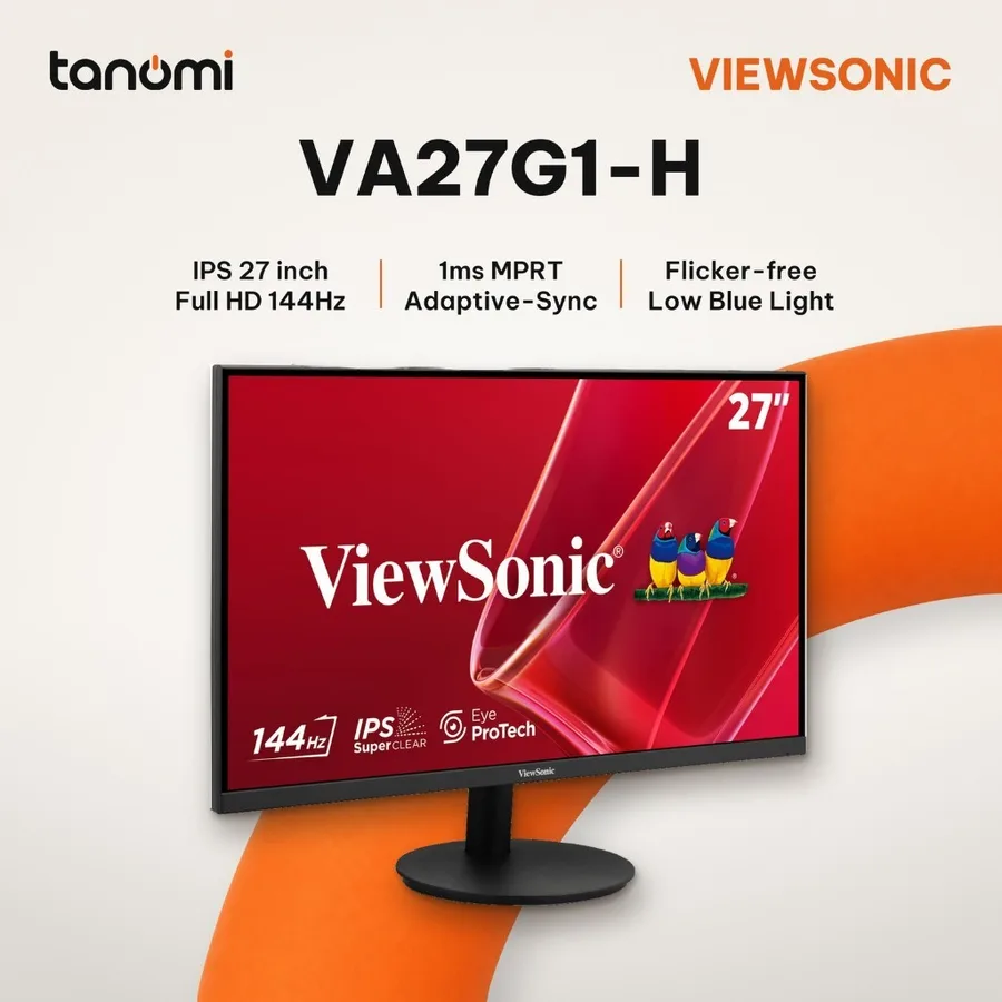 Màn hình gaming ViewSonic VA27G1-H 27 inch IPS Full HD 144Hz 1ms MPRT chơi game FPS Adaptive-Sync