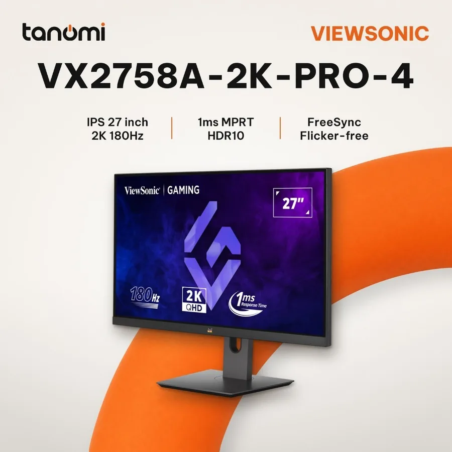 Màn hình gaming ViewSonic VX2758A-2K-PRO-4 27 inch IPS 180Hz 1ms MPRT HDR10 chơi game FPS G-Sync compatible