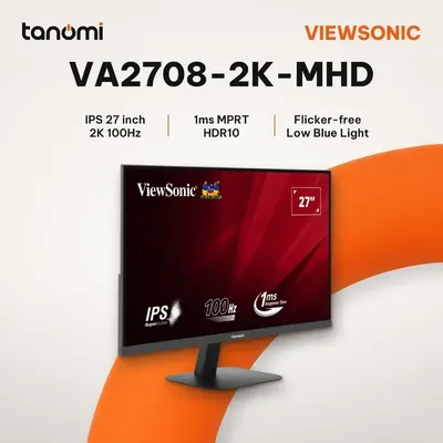 Màn hình văn phòng ViewSonic VA2708-2K-MHD 27 inch IPS 100Hz Loa 2W x 2 học tập bảo vệ mắt HDMI VGA