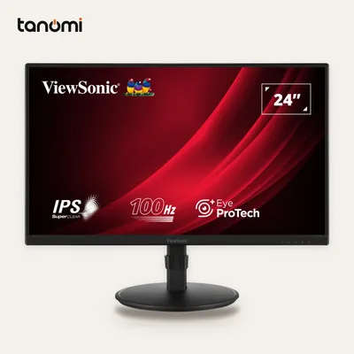 Màn hình văn phòng ViewSonic VG2408 24 inch IPS Full HD 100Hz Adaptive-Sync làm việc học tập bảo vệ mắt