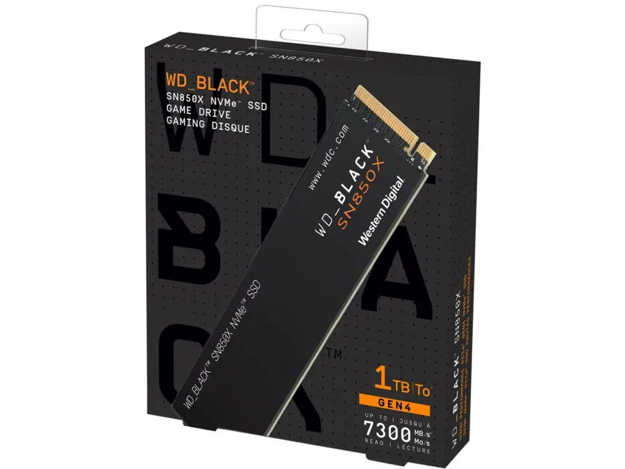 Ổ cứng SSD WD Black SN850X 1TB NVMe Gen4