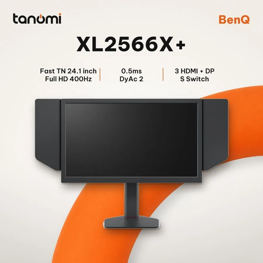 Màn hình gaming BenQ ZOWIE XL2566X+ 24.1 inch Fast TN Full HD 400Hz DyAc 2 chơi game FPS esports